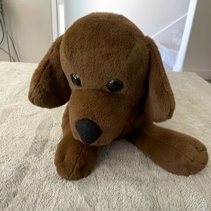 Plush Brown Dog Stuffed Animal 18”